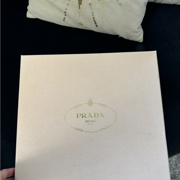 Prada Low Platform Wedge Sandals - Suede - Picture 6 of 7